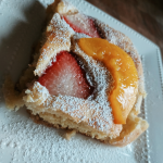 Springtime Sweets: Sheet Tray Pancakes with Peaches and Strawberries